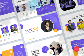 IT Solutions & Services Powerpoint Template