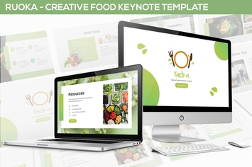 Ruoka - Creative Food Keynote Template