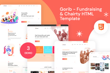 Gorib - Fundraising & Chairty HTML Template