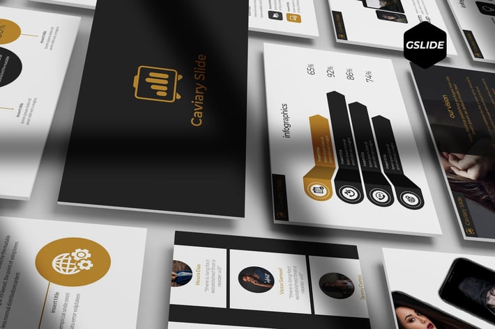 Caviary - Google Slide Template