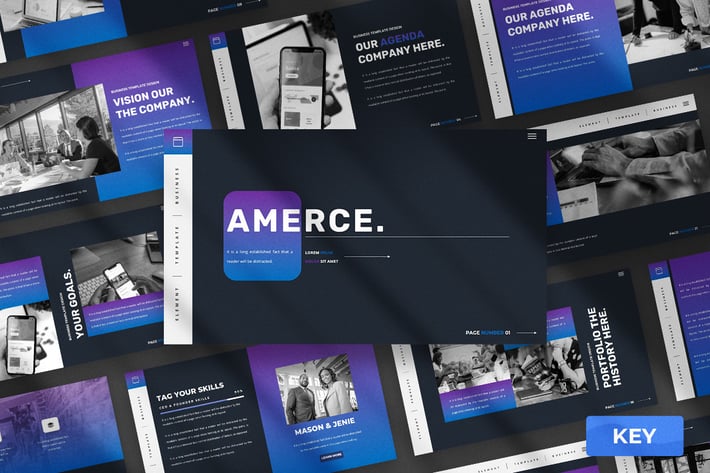 Amerce - Keynote Presentation Template