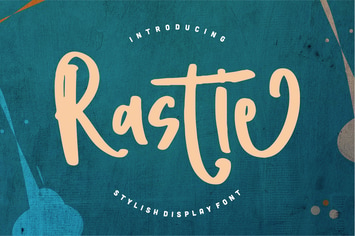 Rastie | Stylish Display Font