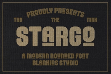 Stargo a Modern Rounded Font