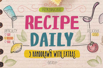 Recipe Daily Typeface