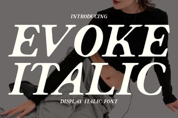Evoke Italic - Italic Font