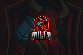 Bulls - Mascot & Esport Logo