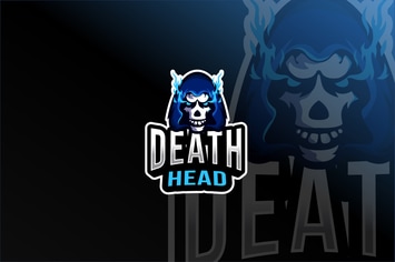 Death Head Esport Logo Template