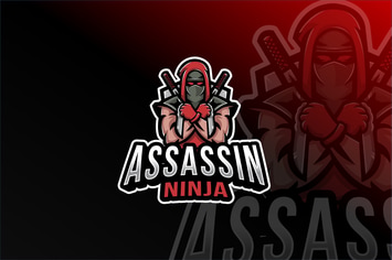Assassin Ninja Esport Logo Template