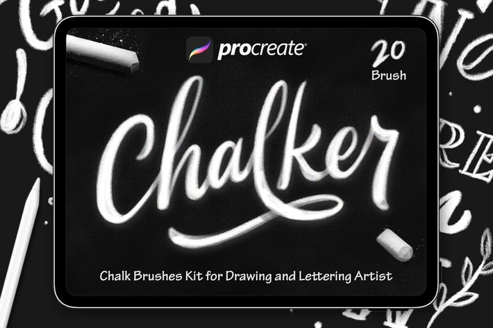 Chalker - Procreat Brushes