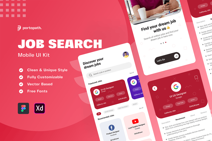 Job Search App - Mobile Apps