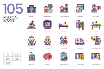 Medical Care Icons