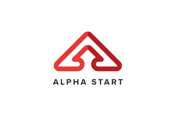 Alpha Start A Letter Logo Template
