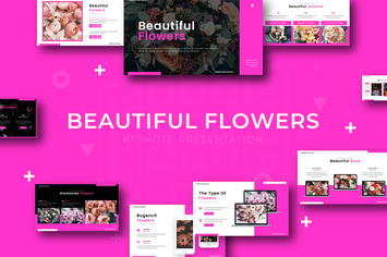 Beautiful Flowers - Keynote Template