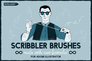 Scribbler brushes for Adobe Illustrator