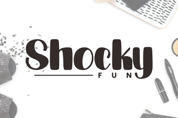 Shocky Fun - Handwritten Font