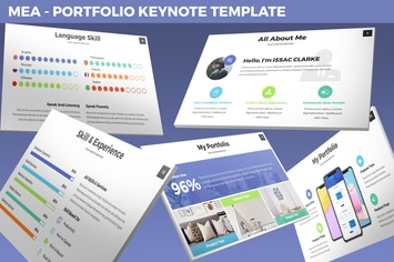 Mea - Portfolio Keynote Template
