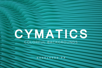 Cymatics Colorful Backgrounds
