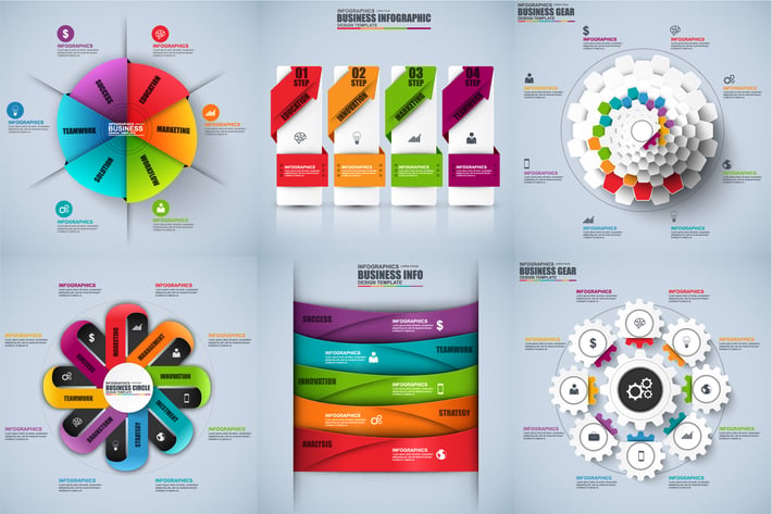 Abstract Digital Infographics