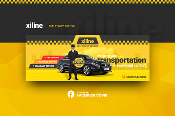 Xiline - Taxi Online Facebook Cover Template