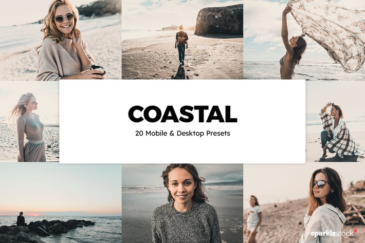 20 Coastal Lightroom Presets & LUTs