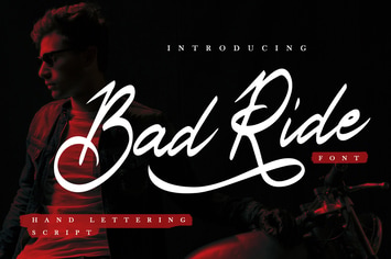 Bad Ride - Handlettering Script