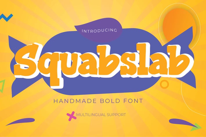 Squabslab - Handmade Bold Font