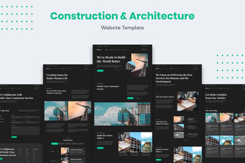 Architecture and Construction Website Template