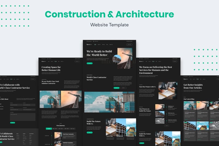 Architecture and Construction Website Template