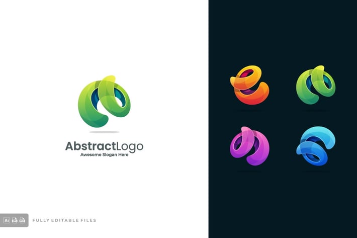 Abstract Colorful Logo Template
