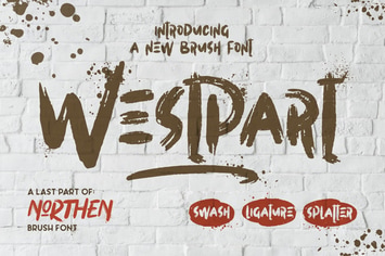Westpart | Brush Font