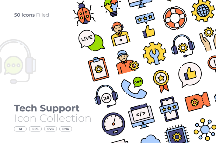 Tech Support Color Icon