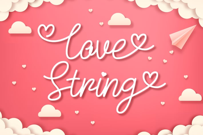 Love String - Script Font
