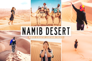 Namib Desert Mobile & Desktop Lightroom Presets