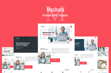 Mashura - Single Portfolio HTML Template