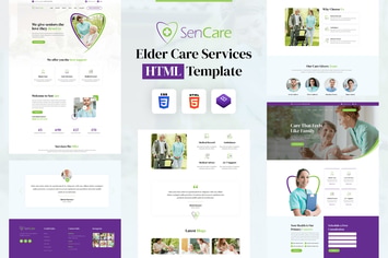 SenCare | Elderly Home & Senior Care HTML Template