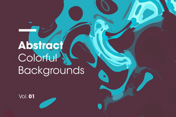 Abstract Colorful Spiral Backgrounds | Vol. 01