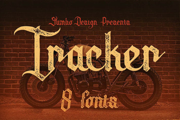 Tracker - Vintage Style Font