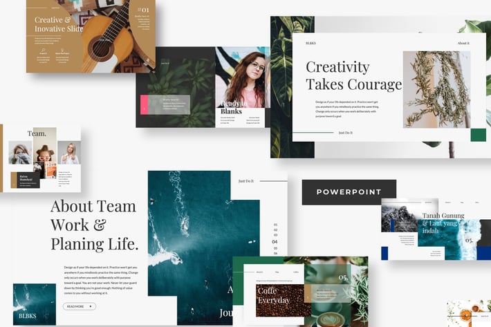 BLNKS Powerpoint Template