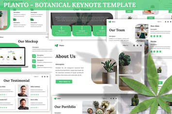 Planto - Botanical Keynote Template