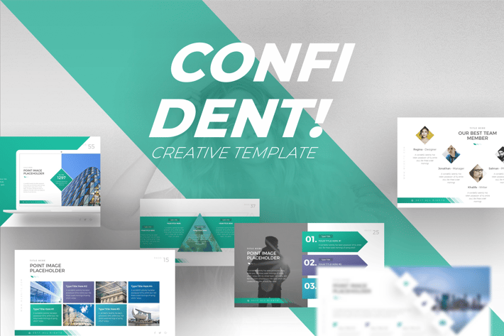 Confident Creative PowerPoint Template