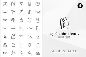 45 Fashion elements in minimal design