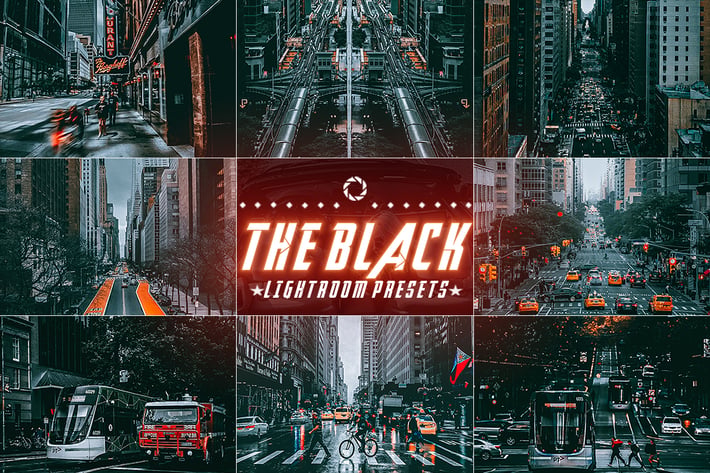 The Black Cinematic lightroom Presets