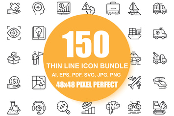 150 Line Icons