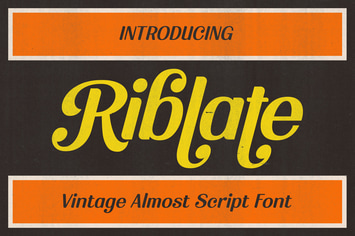 Riblate - Vintage Casual Fonts