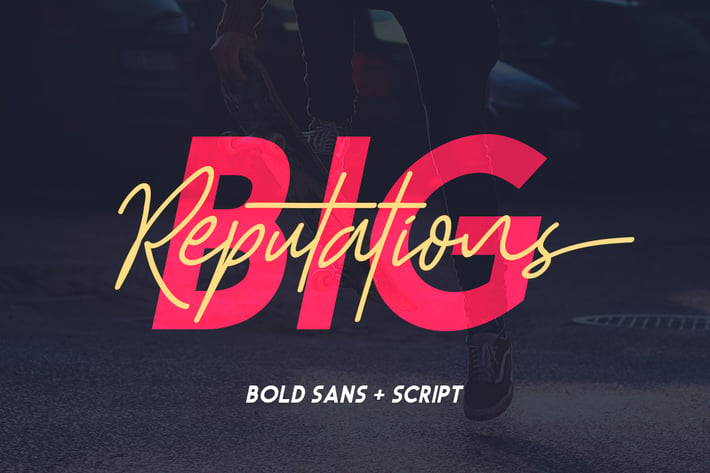 Big Reputation - Font Duo