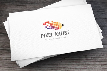Pixel Artist Logo Template