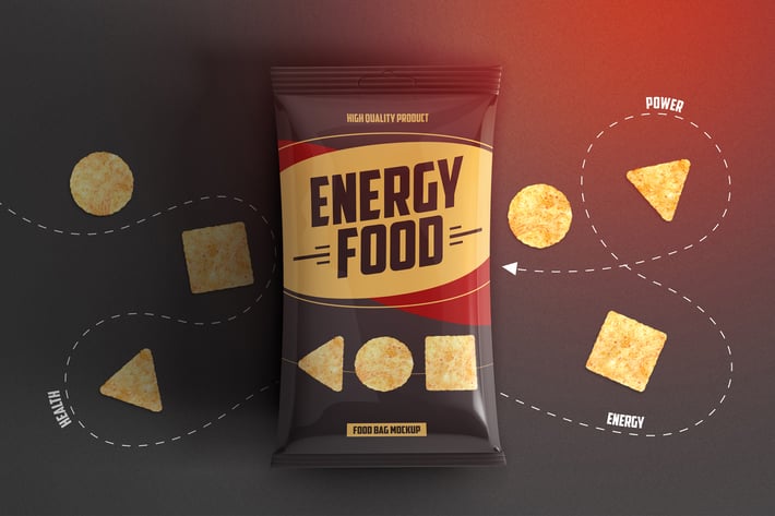 Food Bag Product Mockup