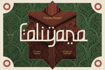 Caliyana Creative Typeface