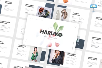 Haruko - Minimal Style Keynote Template