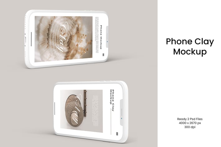 Phone Clay Mockup 